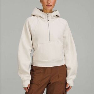 Lululemon Scuba Half Zip, Color Bone, size XS/S